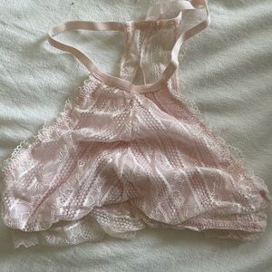 Aerie Light Pink Racer Back Bralette